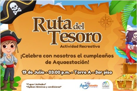 RUTA DEL TESORO 19 JULIO