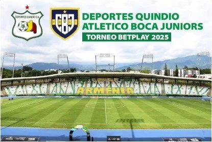 DEPORTES QUINDIO VS BOCA JUNIORS CALI TORNEO 2025 - II