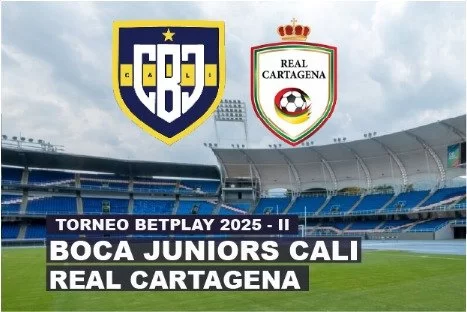BOCA JUNIORS CALI VS REAL CARTAGENA TORENO BETPLAY  2025-II