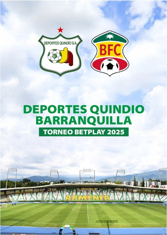 DEPORTES QUINDIO VS BARRANQUILLA TORNEO 2025-II