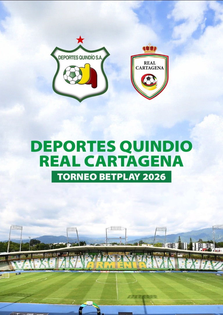DEPORTES QUINDIO VS REAL CARTAGENA TORNEO 2026 - II