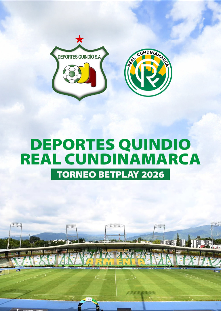DEPORTES QUINDIO VS REAL CUNDINA.. TORNEO 2026 - II