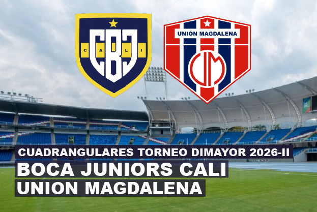 BOCA JUNIORS CALI VS UNION MAGDALENA CUADRANGULARES 2026 - II